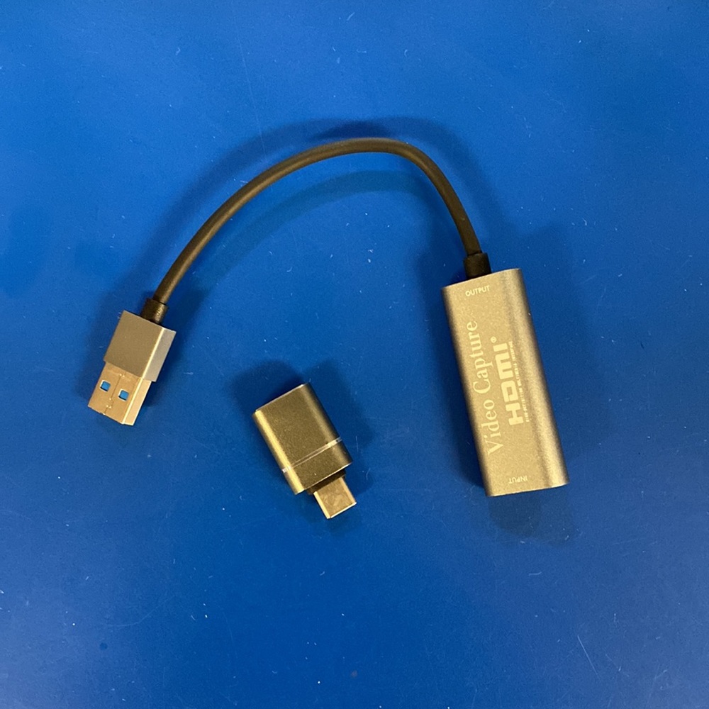 Open Box USB Video Capture (OBS) 1080P OUT 4K IN Plug and Play